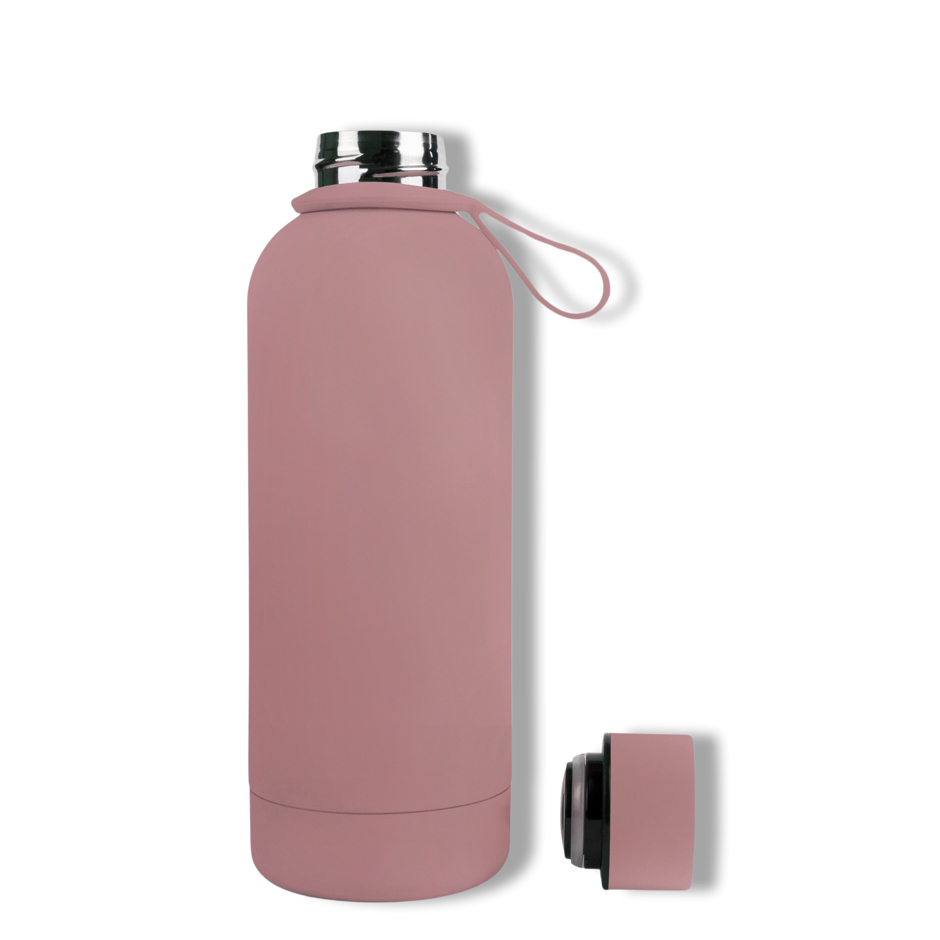 350ml Mauve Taupe Colour Stainless Steel Water Bottle Tumbler Double Walled Vacuum with Matte Satin Finish comes with complimentary matching strap for easy on-the-go use. Able to personalise with name, monogram, image, logo or outline drawing.