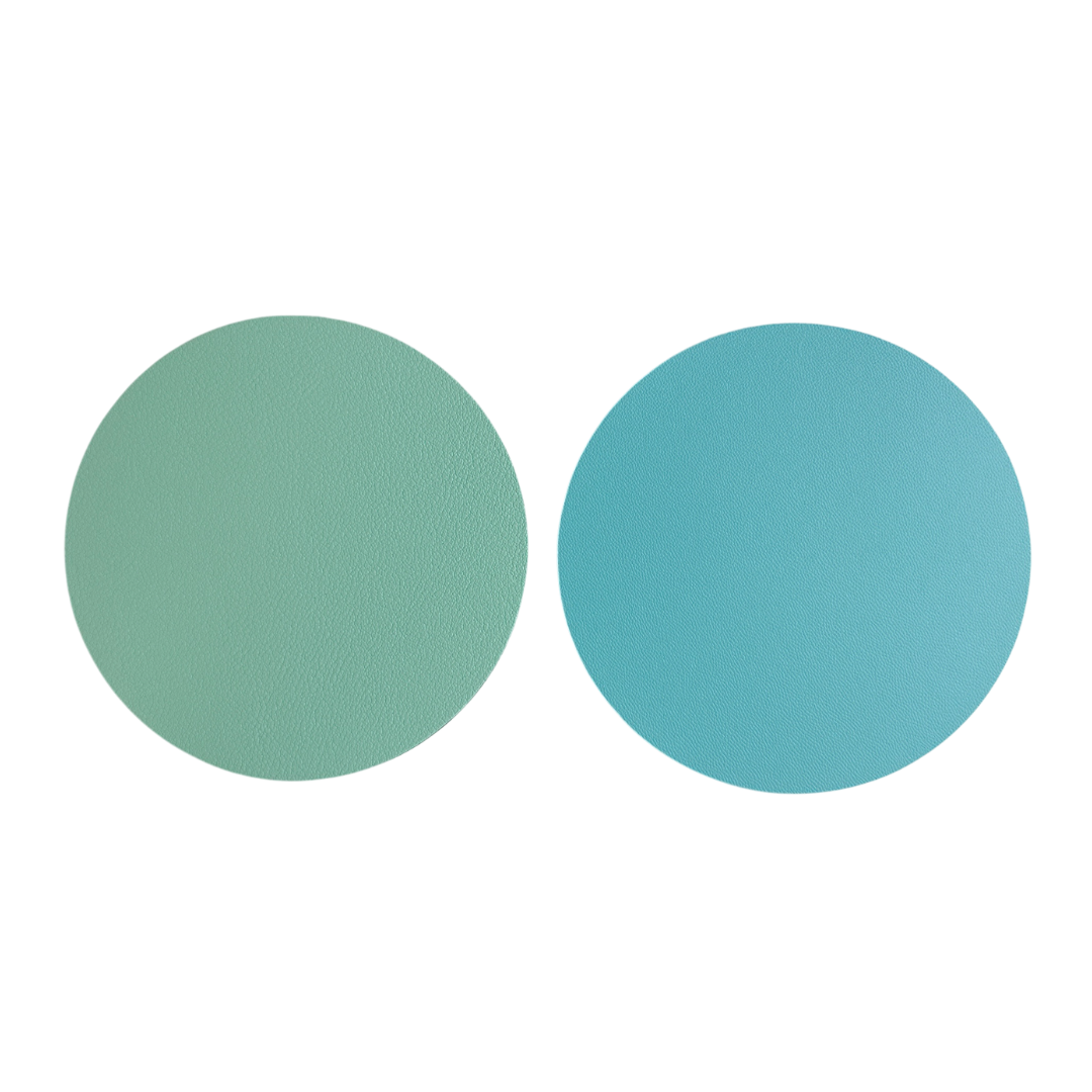 Reversible Dual Side Soft Leather Coaster