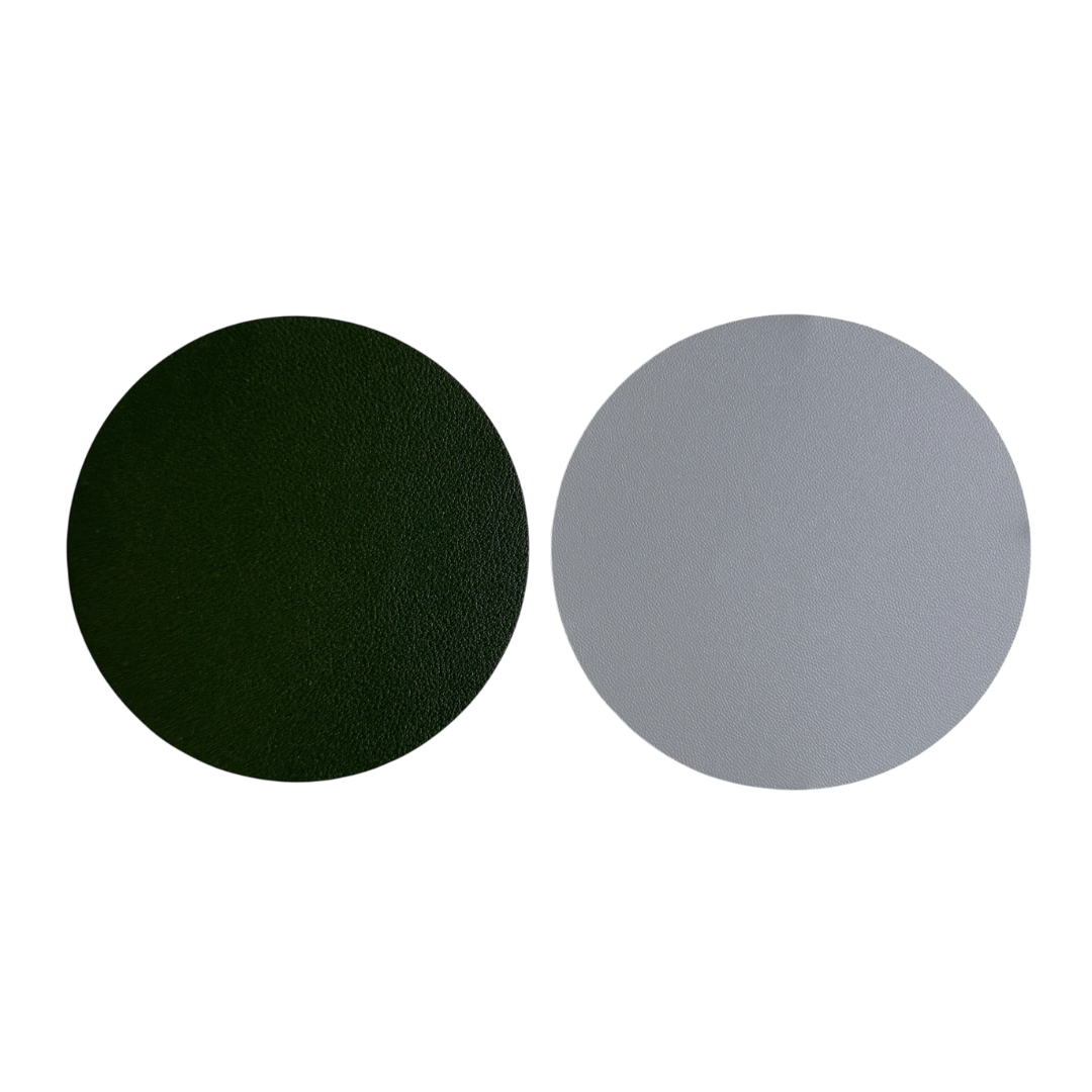 Reversible Dual Side Soft Leather Coaster