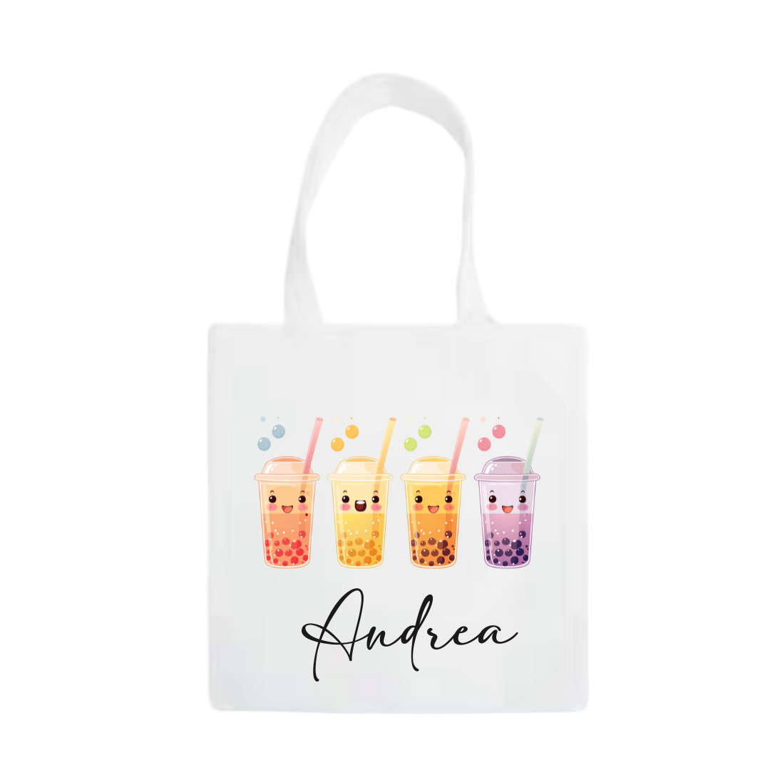 Personalised Custom Cotton Canvas Soft Shopping Shoulder Tote Bag