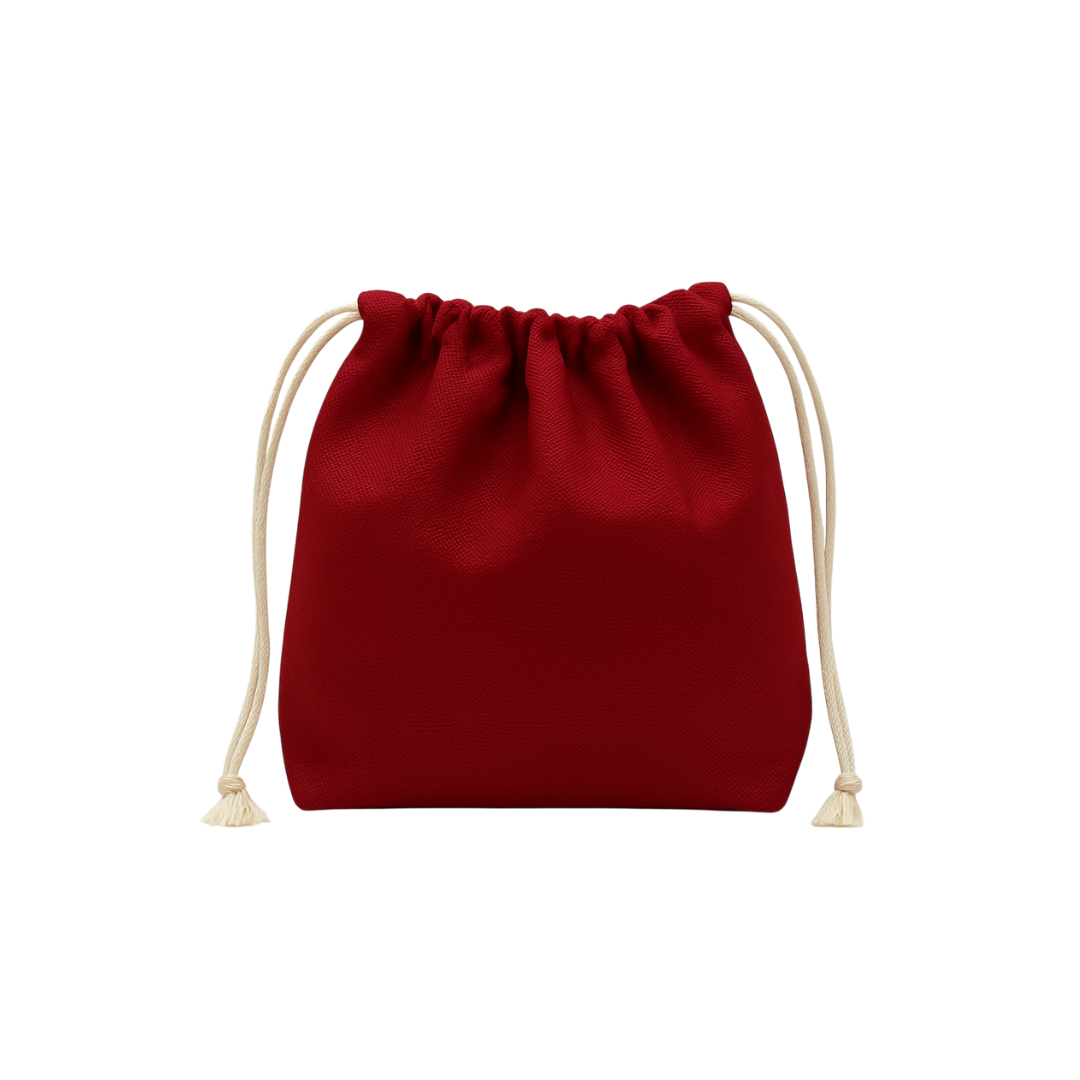 Cotton Canvas Drawstring Pouch