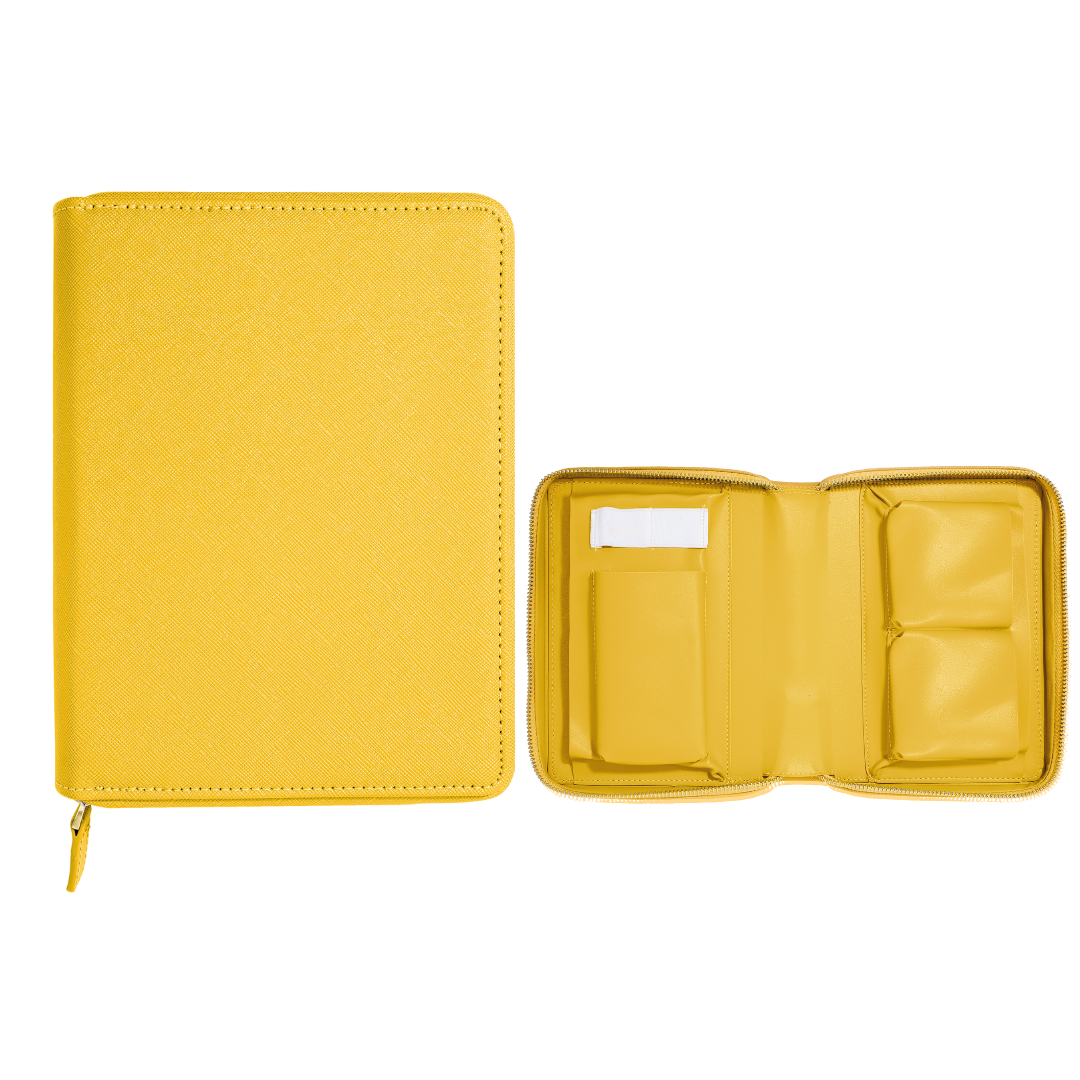 Personalised Custom Saffiano Leather Tech Organiser