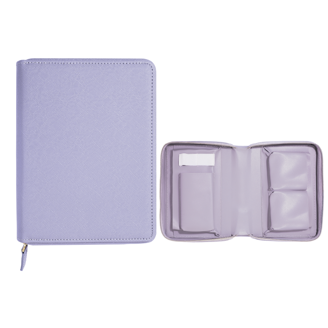 Personalised Custom Saffiano Leather Tech Organiser