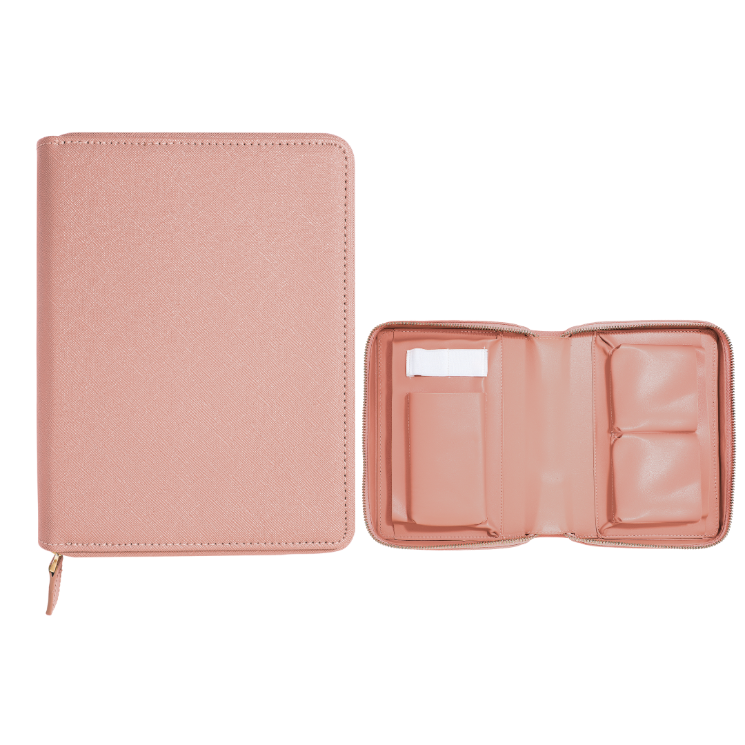 Personalised Custom Saffiano Leather Tech Organiser