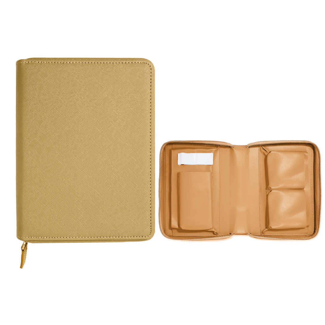 Personalised Custom Saffiano Leather Tech Organiser