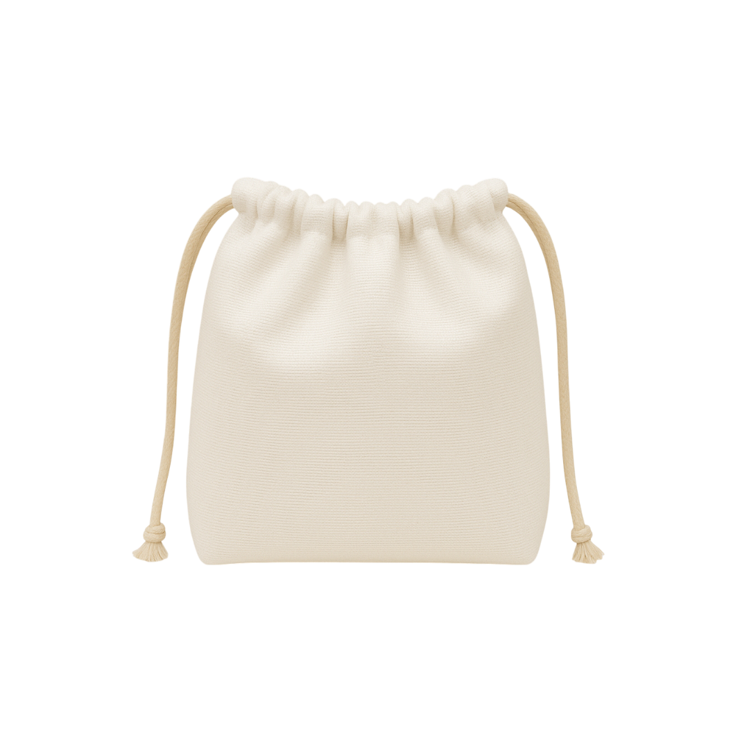 Cotton Canvas Drawstring Pouch