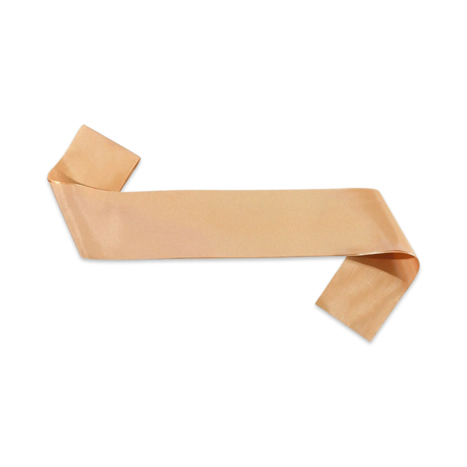 Champagne Satin Party Sash Personalised Text Corporate D&D Bachelorette Birthday