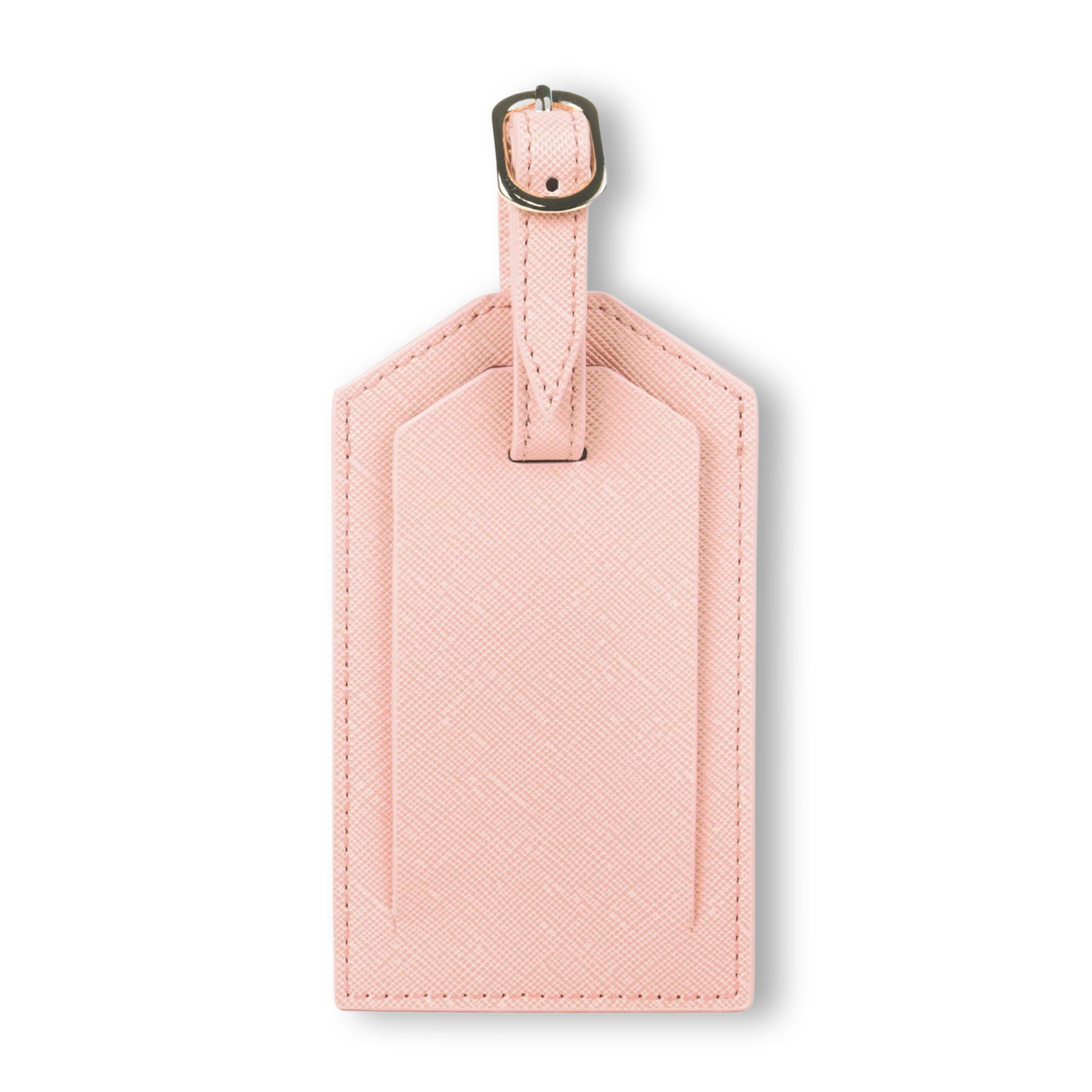 Personalised Custom Saffiano Leather Luggage Tag