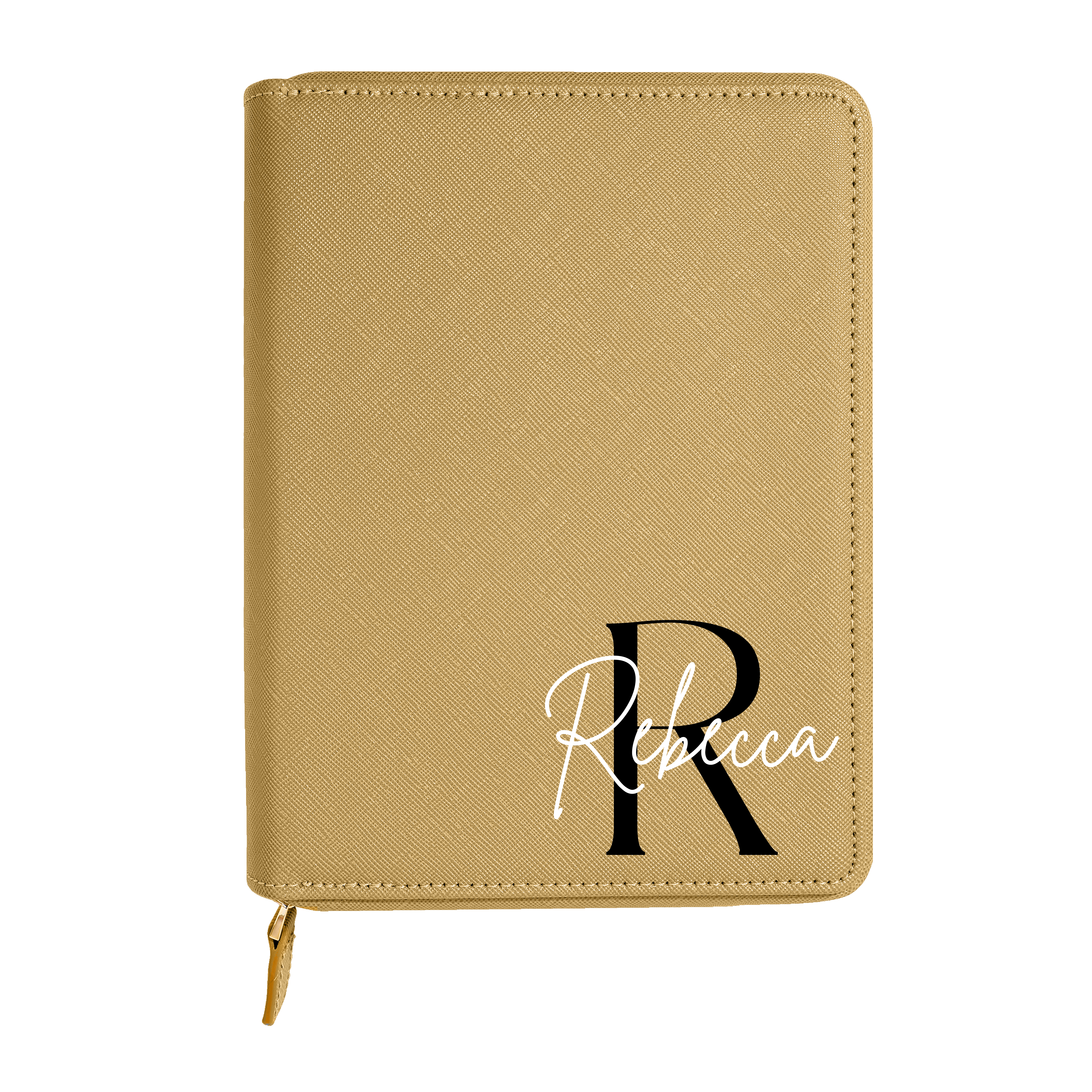 Personalised Custom Saffiano Leather Tech Organiser