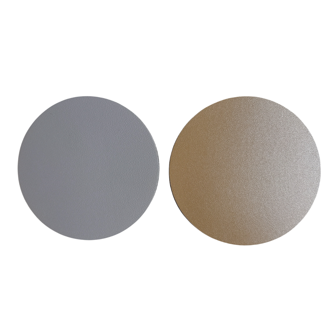 Reversible Dual Side Soft Leather Coaster