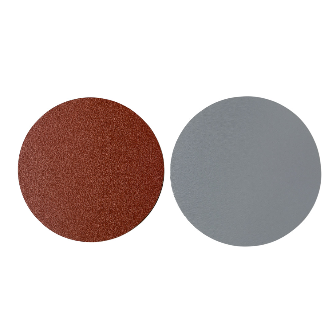 Reversible Dual Side Soft Leather Coaster