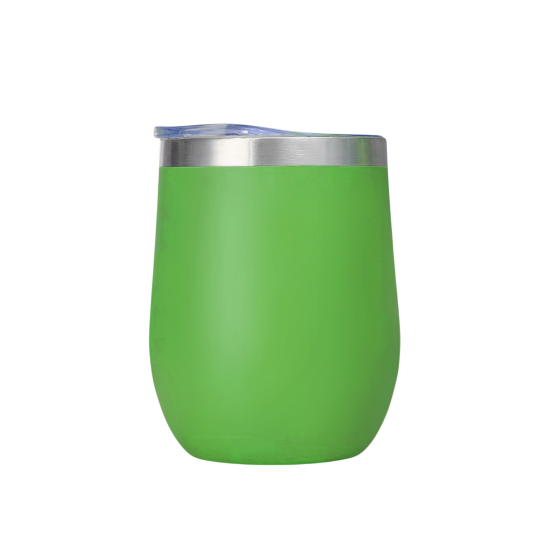 12oz Personalised Stainless Steel Insulated Egg Shaped Wine Tumbler Cup
