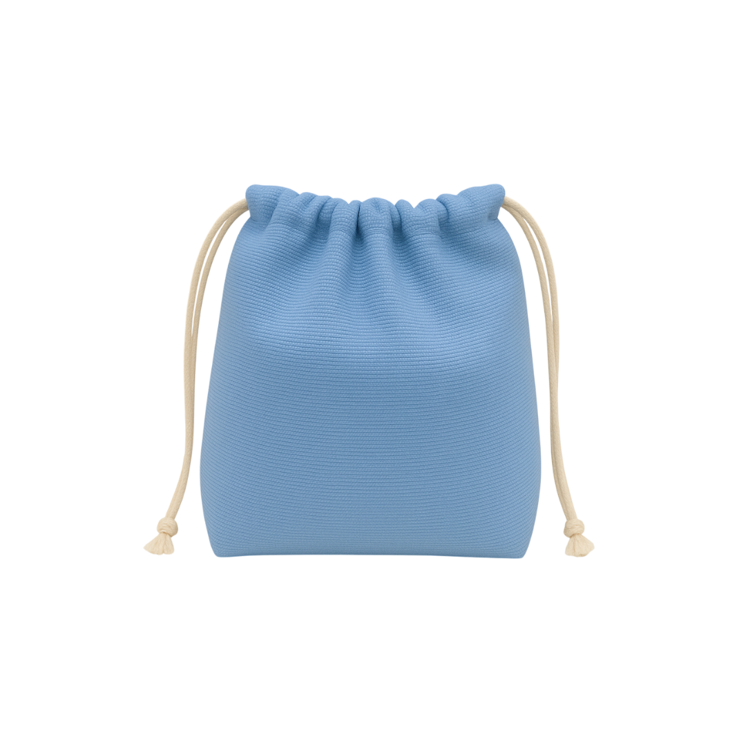 Cotton Canvas Drawstring Pouch