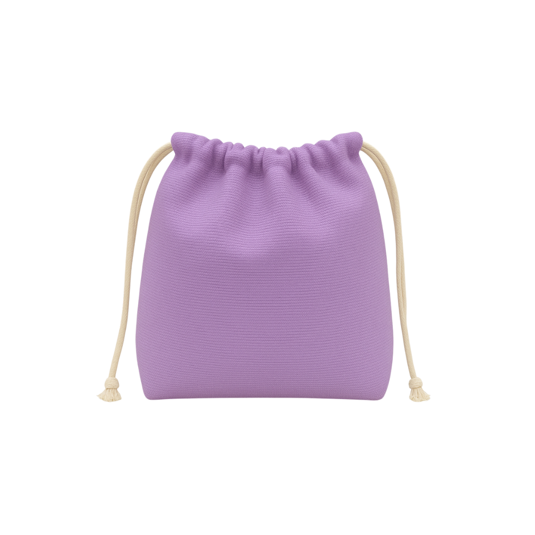 Cotton Canvas Drawstring Pouch