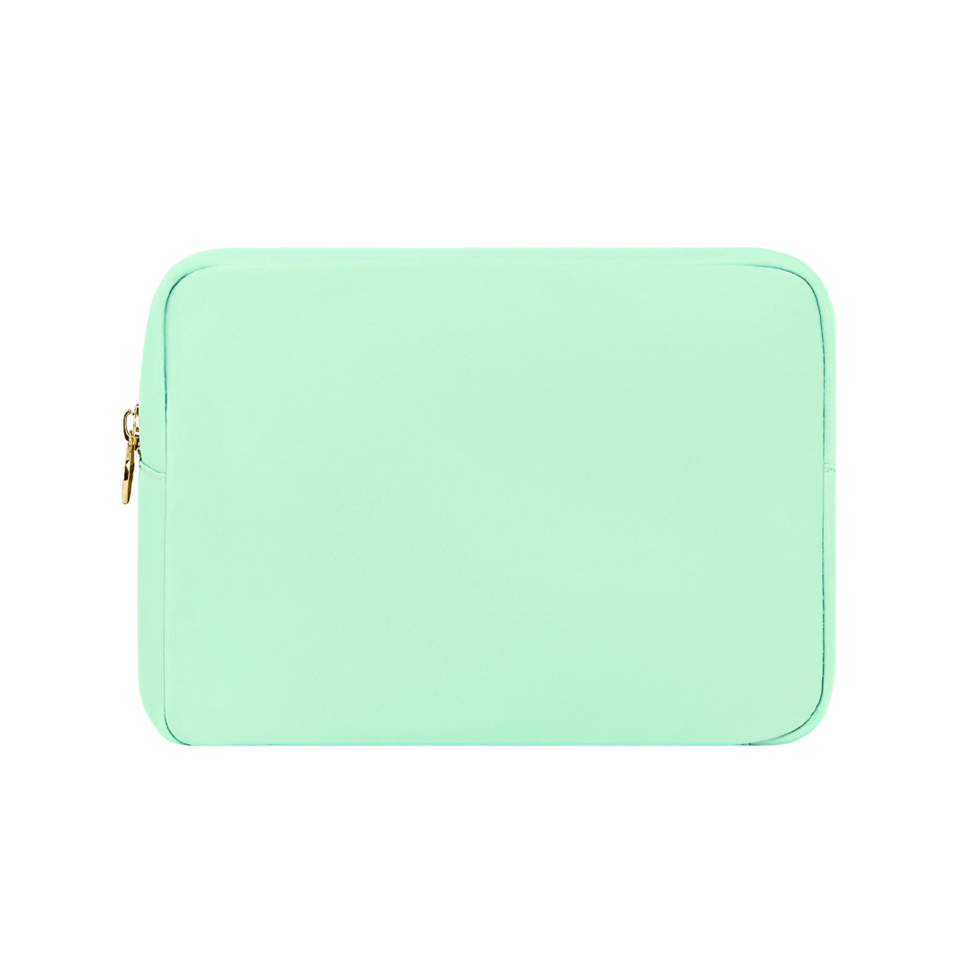 Personalised Nylon Padded Zipper Pouch Large Size