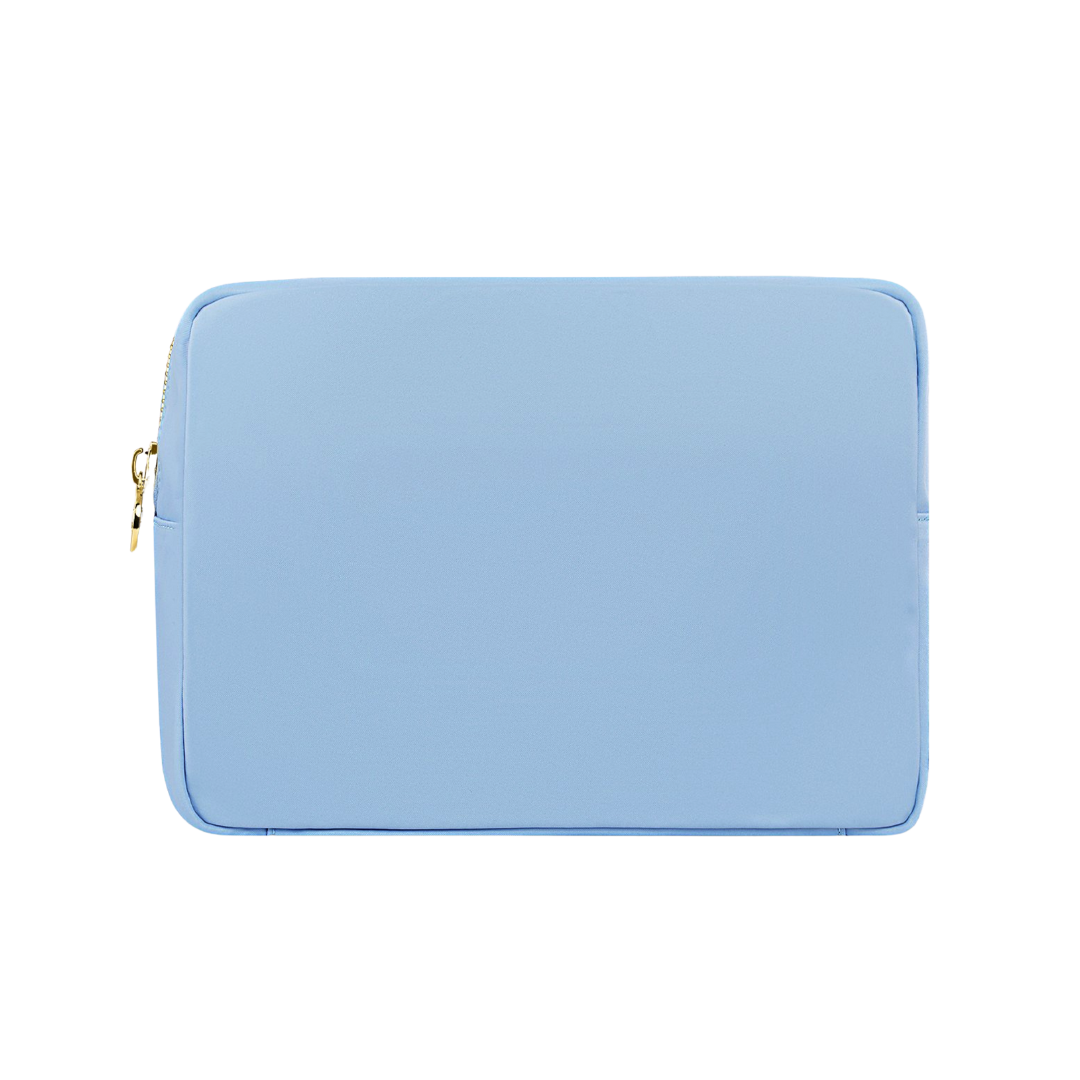 Personalised Nylon Padded Zipper Pouch Large Size