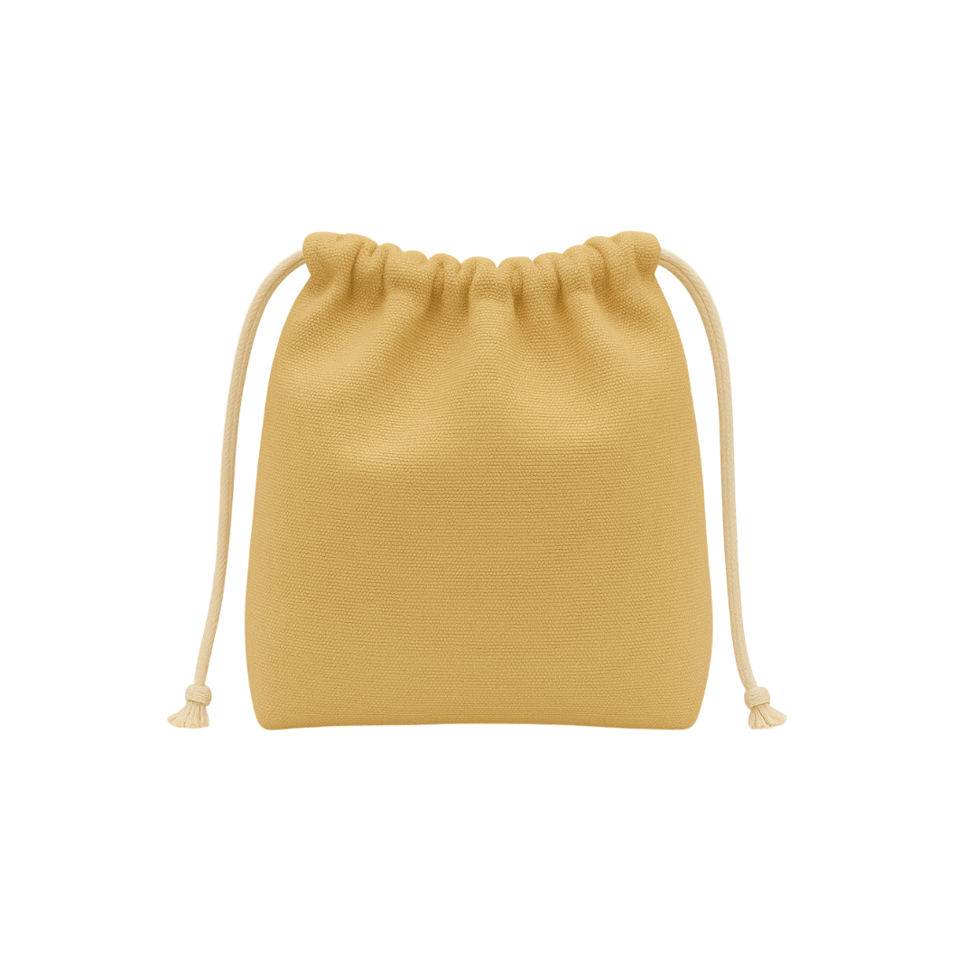Cotton Canvas Drawstring Pouch