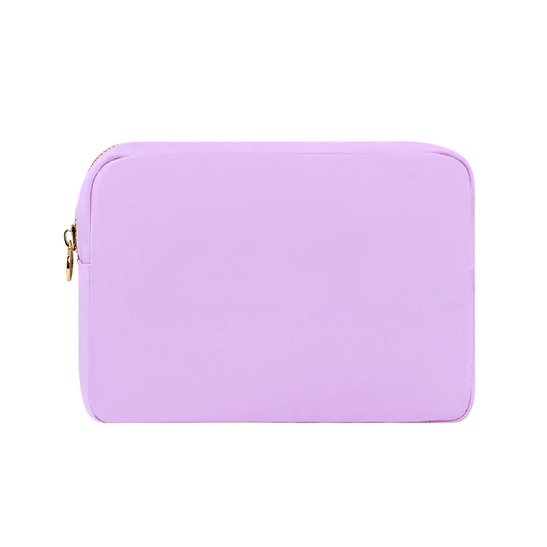 Personalised Nylon Padded Zipper Pouch Large Size