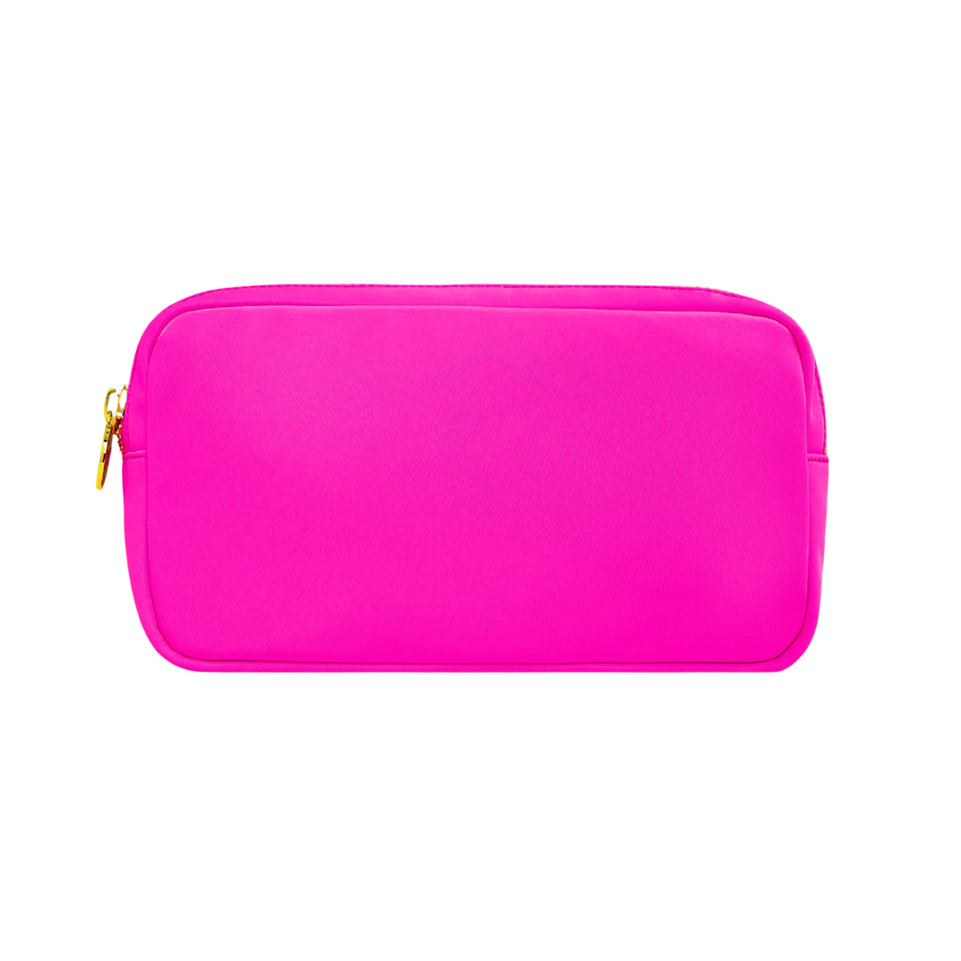 Personalised Nylon Padded Zipper Pouch Medium Size