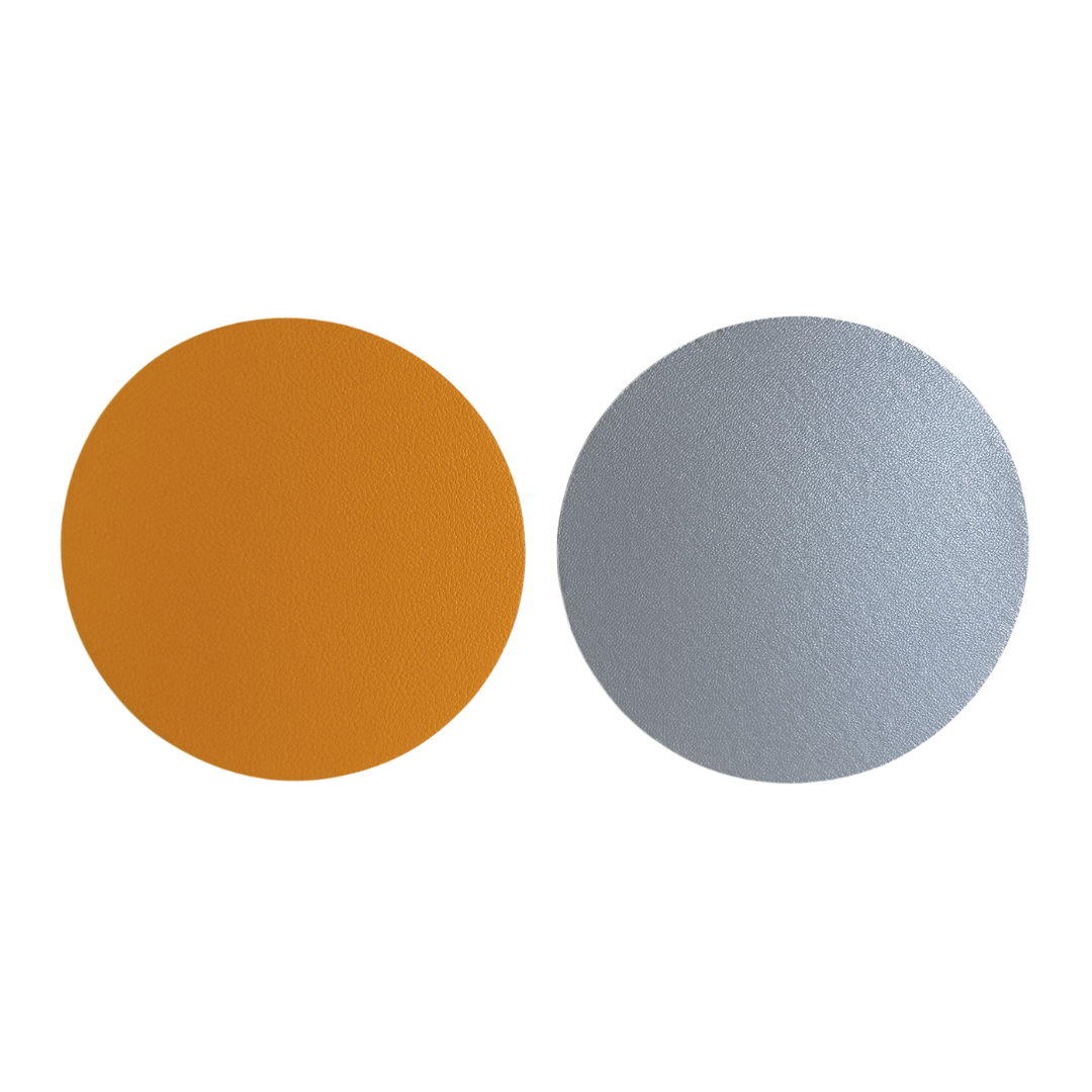 Reversible Dual Side Soft Leather Coaster