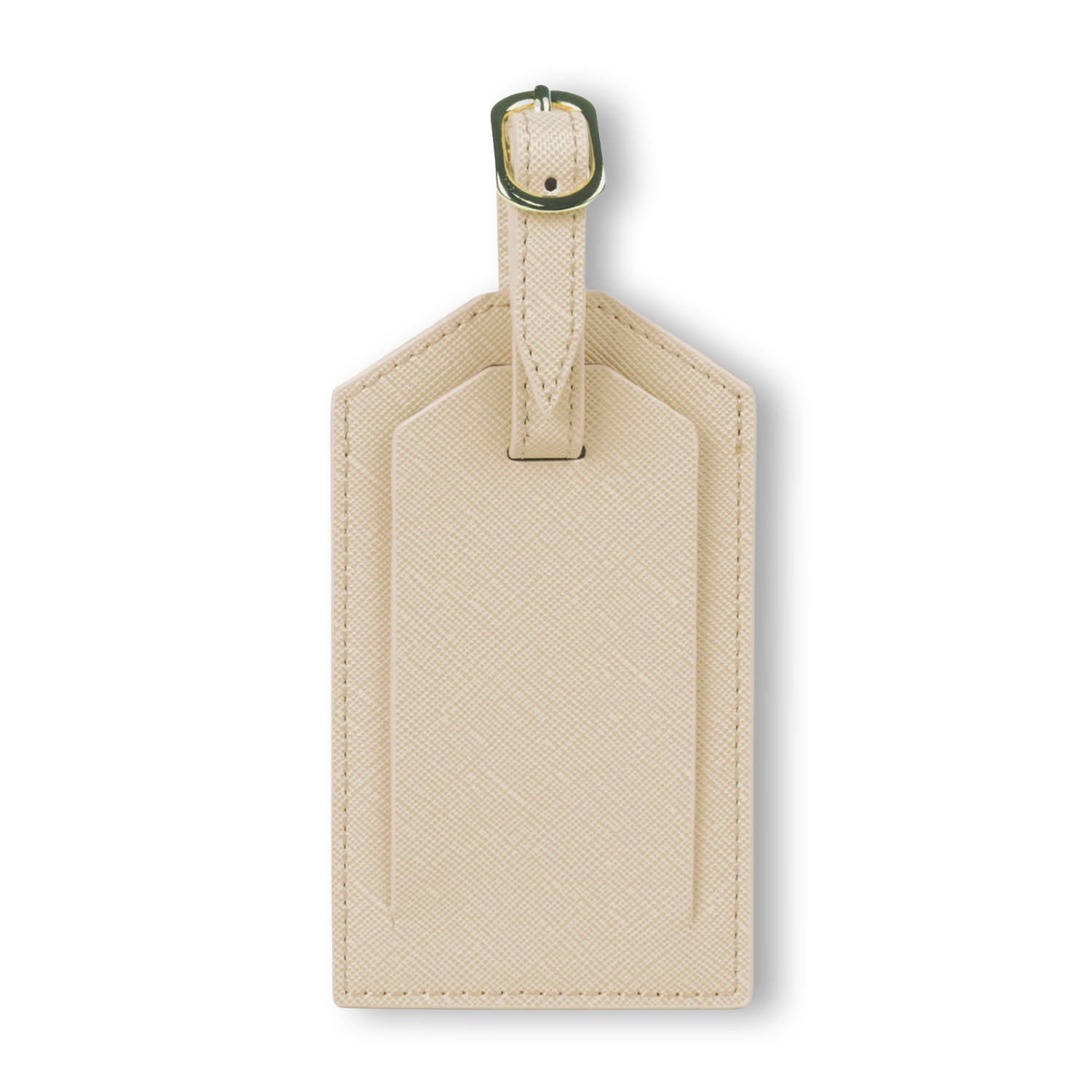 Personalised Custom Saffiano Leather Luggage Tag