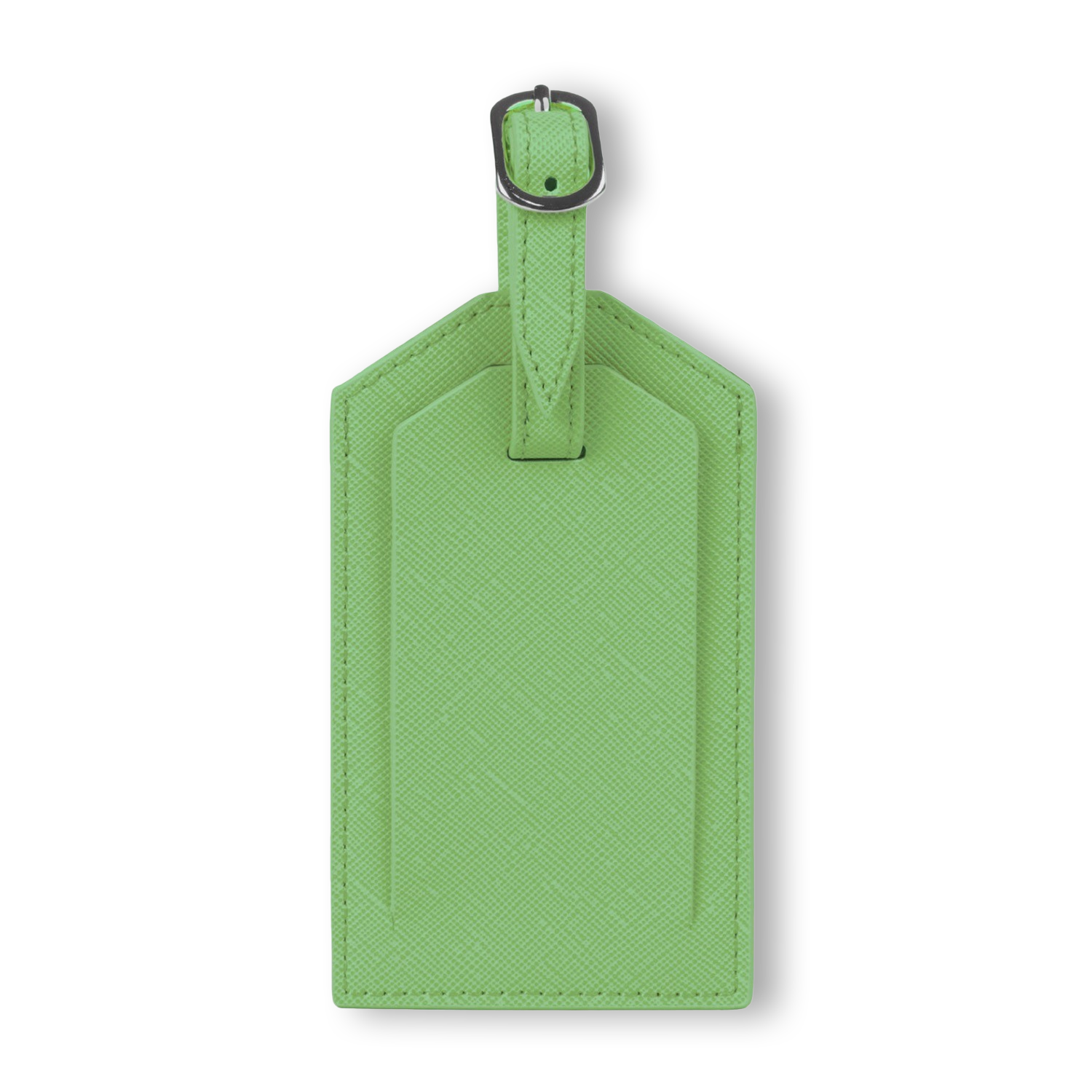 Personalised Custom Saffiano Leather Luggage Tag