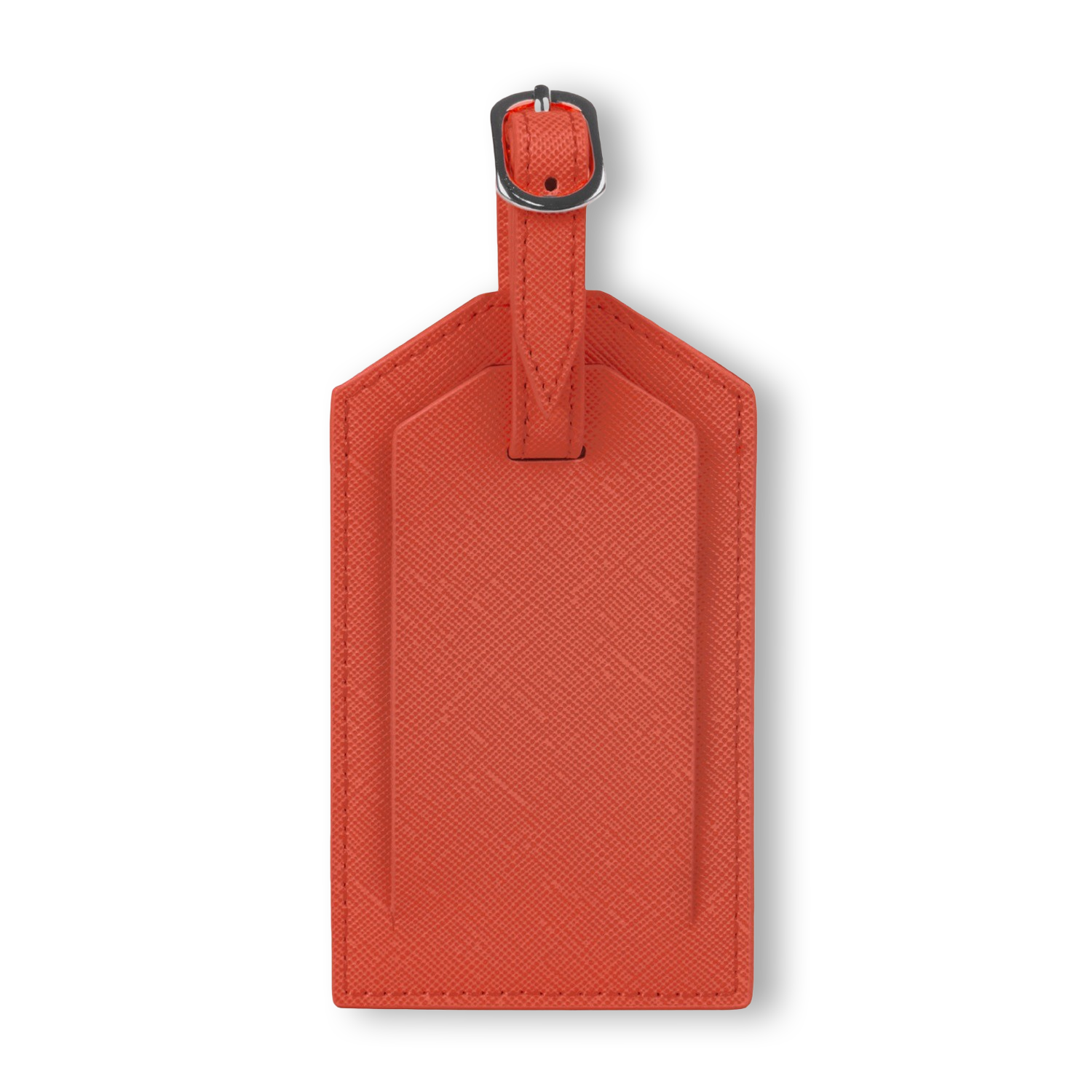 Personalised Custom Saffiano Leather Luggage Tag